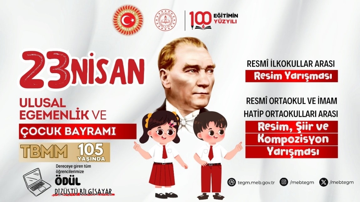 23 NİSAN RESİM ŞİİR KOMPOZİSYON YARIŞMASI